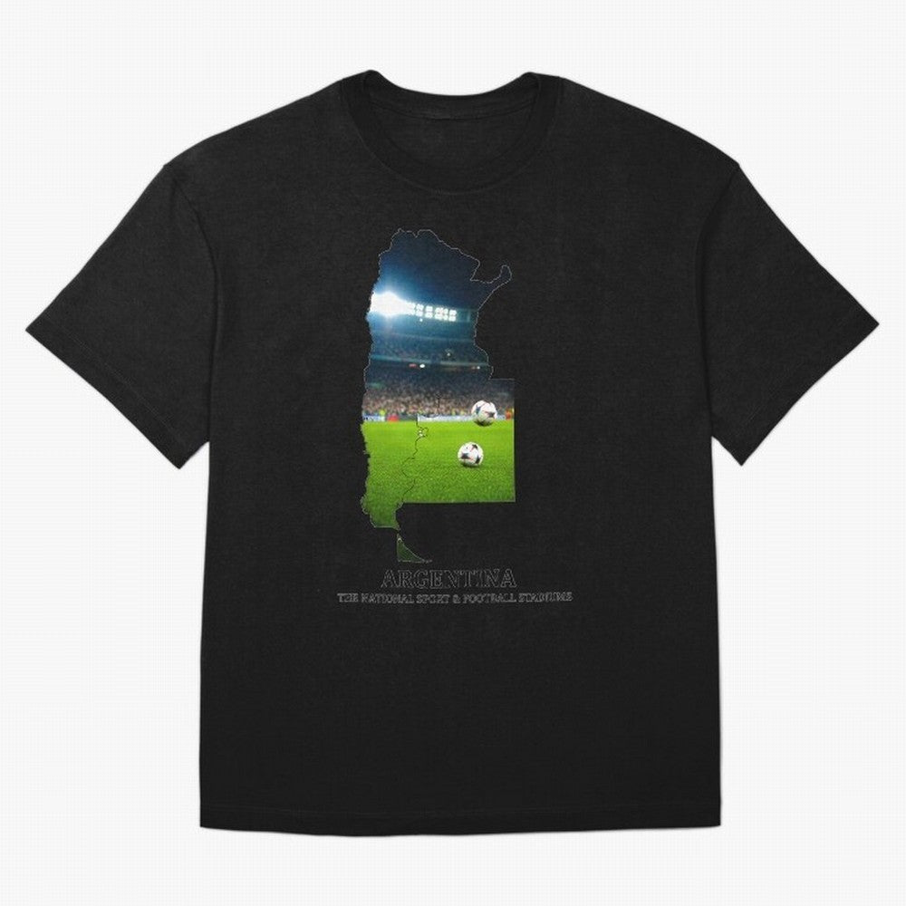 Argentina Map Art - Football Passion & National Stadiums Design Classic T-Shirt Bring Trophy Dreams to FIFA World Cup 2026 for Fans of Cristiano Ronaldo, Haaland and CR7 and Portugal, Bringing Football Passion, Legendary Performances, Festival