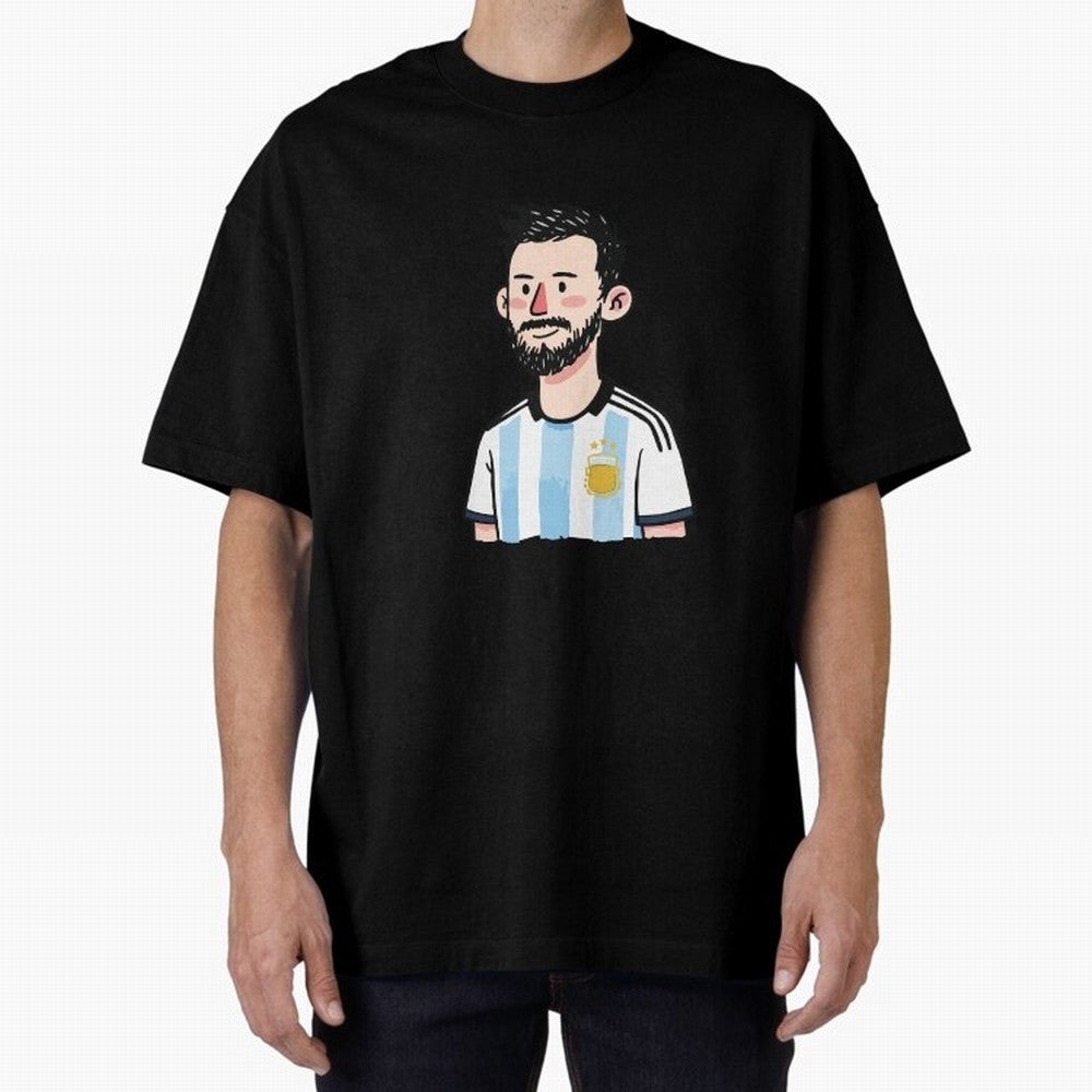 Argentina Soccer Football Player Oversized T-Shirt Turn Every Weekend Toward the FIFA World Cup 2026 Journey through CR7 Highlights, Spain and Netherlands Pride, Tournament Hype, Historic Matchups, Family Viewing Parties and Global Sports Pride;