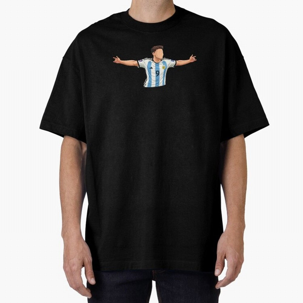 Julian Alvarez Argentina Classic T-Shirt Bring International Match Energy to Global Football Passion for FIFA World Cup 2026 USA Canada Mexico, Celebrating Messi and Cristiano Ronaldo, Argentina, France and Brazil, Vintage Soccer Flavor, Modern
