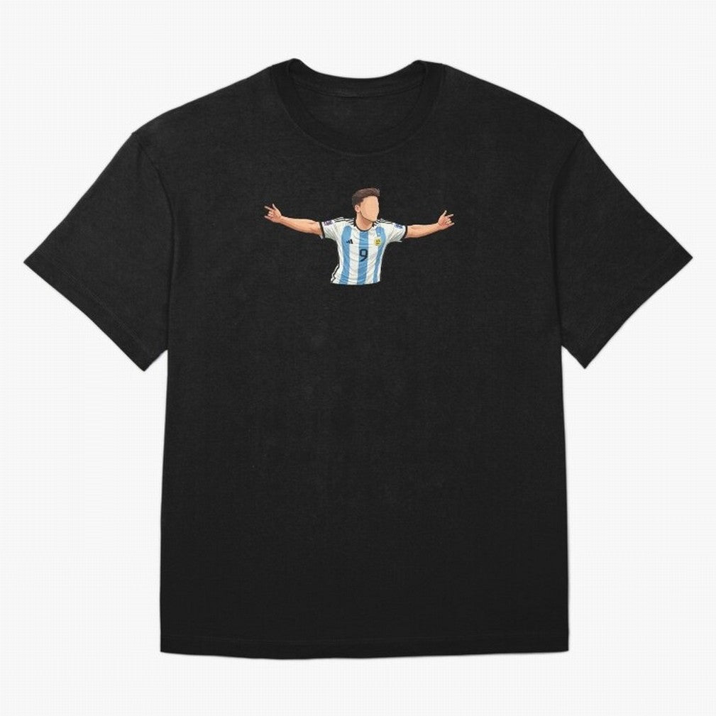 Julian Alvarez Argentina Classic T-Shirt Bring International Match Energy to Global Football Passion for FIFA World Cup 2026 USA Canada Mexico, Celebrating Messi and Cristiano Ronaldo, Argentina, France and Brazil, Vintage Soccer Flavor, Modern