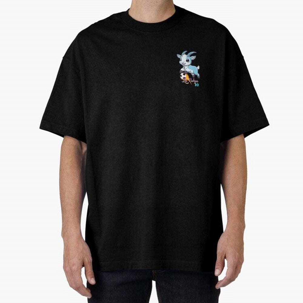 The Goat Flea Oversized T-Shirt Follow the Final Road of the FIFA World Cup 2026 Group Stage Journey through Mbappe Highlights, England Pride, Match Day Excitement, Supporter Culture, Golden Goals and Global Football Passion; Ideal for Fans Who