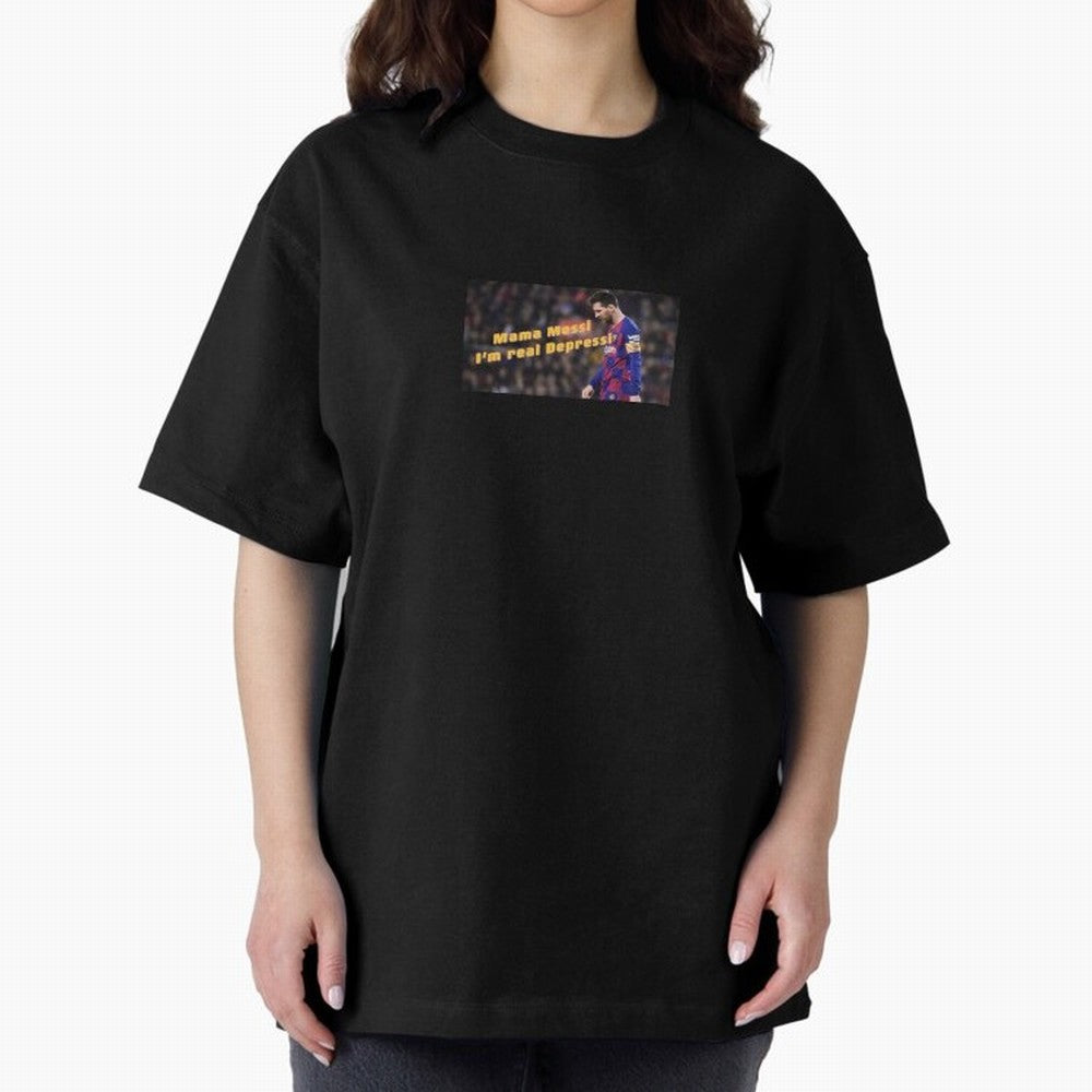 Mamma Messi, I'm Real Depressi Classic T-Shirt Make Your Look Match the FIFA World Cup 2026 USA Canada Mexico Journey through Cristiano Ronaldo Highlights, England, France and Netherlands Pride, Match Day Excitement, Supporter Culture, Golden Goals