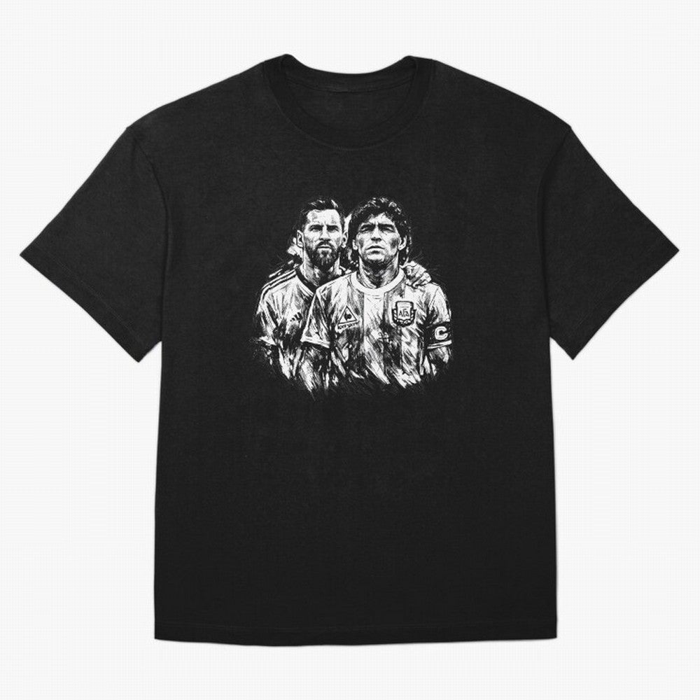 Messi & Maradona ¨C Eternal Legacy Classic T-Shirt Enjoy the Biggest Football Party of Global Football Passion for FIFA World Cup 2026 USA Canada Mexico, Inspired by CR7, Germany, Global Supporter Spirit, Legendary Goals, National Colors and