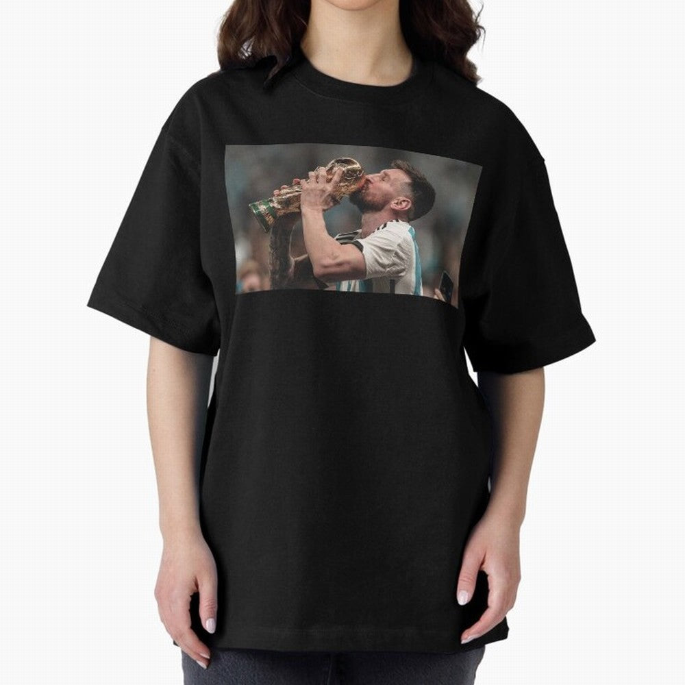 MESSI WITH THE WORLD CUP Classic T-Shirt Bring Bold Fan Energy to FIFA World Cup 2026 Group Stage Spirit, Driven by Netherlands, Messi, CR7 and Mbappe, Fan Favorite Moments, National Team Passion, Big Match Drama and Soccer History; Made for Die