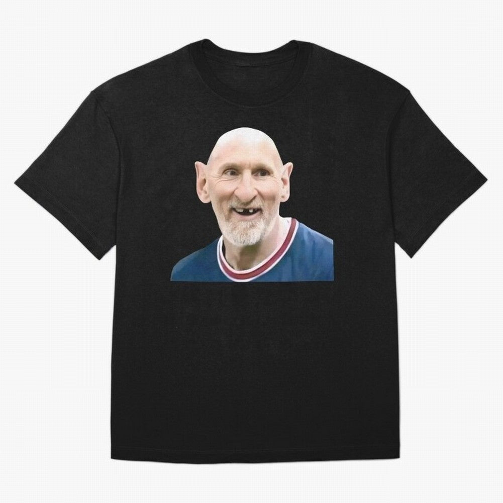 Old and Bald Messi Football Meme Oversized T-Shirt Enjoy the Biggest Football Party of Global Football Passion for FIFA World Cup 2026 USA Canada Mexico, Filled with Messi, Neymar and Mbappe, Germany, Vintage Soccer Flavor, Modern Football Stars,