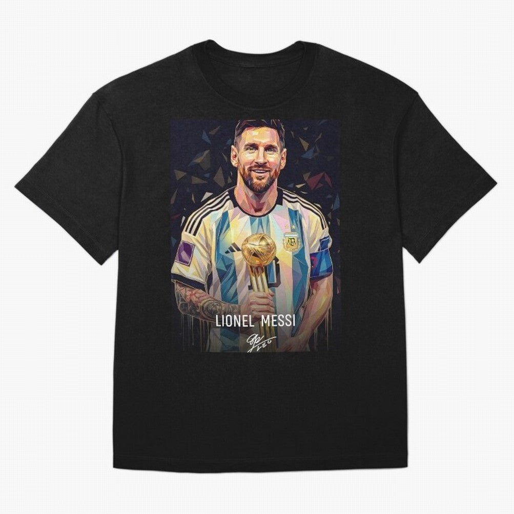 Leonie Messi M10 Football Soccer Player Champion Trophy Glory Classic T-Shirt Live the Energy of Match Day Hype around FIFA World Cup 2026, Haaland and Mbappe, Portugal, Tournament Hype, Historic Matchups, Family Viewing Parties and Global Sports