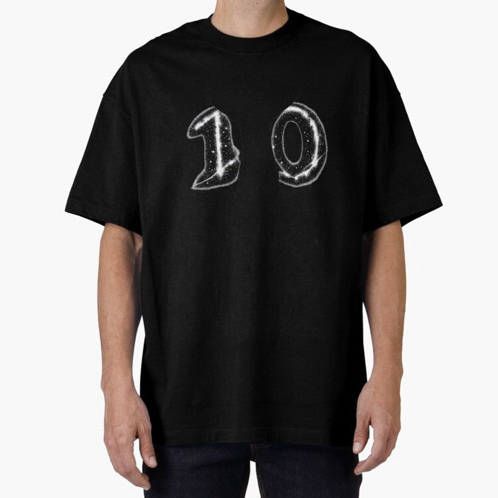 The Astral Ten ¨C Football Legend Design Oversized T-Shirt Cheer through Every Moment of the FIFA World Cup 2026 Journey through Cristiano Ronaldo Highlights, England, France and Netherlands Pride, Worldwide Fan Energy, Dramatic Goals, Stadium