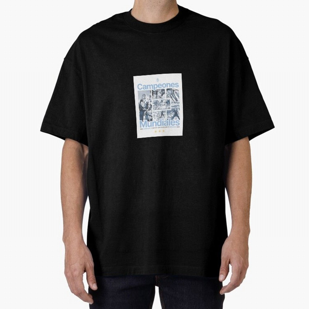 Argentina Qatar 2022 Oversized T-Shirt Cheer through Every Moment of Global Football Passion for FIFA World Cup 2026, Celebrating Neymar, Haaland and Cristiano Ronaldo, England and Germany, Global Supporter Spirit, Legendary Goals, National Colors