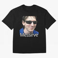 Messirve Football Meme Oversized T-Shirt Back Your Heroes with FIFA World Cup 2026 Spirit, Featuring Brazil, Portugal and Argentina, Mbappe, Worldwide Fan Energy, Dramatic Goals, Stadium Lights and Championship Celebrations; Created for Match Day