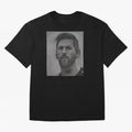 Messi Focused Portrait Art Classic T-Shirt Keep the Match Day Mood of FIFA World Cup 2026 Group Stage Spirit, Made for Argentina and Brazil, Messi, Football Festival Excitement, Trophy Ambitions, Country Rivalries and Star Player Buzz; Great for