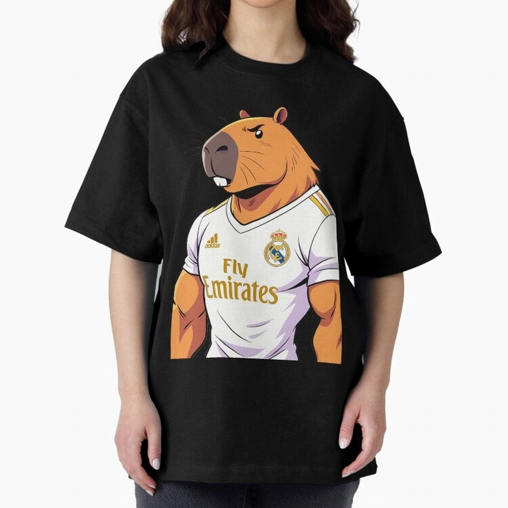 Real Madrid capybara elegant Classic T-Shirt Follow the Final Road of Global Football Passion for FIFA World Cup 2026 USA Canada Mexico, Driven by Cristiano Ronaldo, Haaland and CR7, Brazil, Vintage Soccer Flavor, Modern Football Stars, National