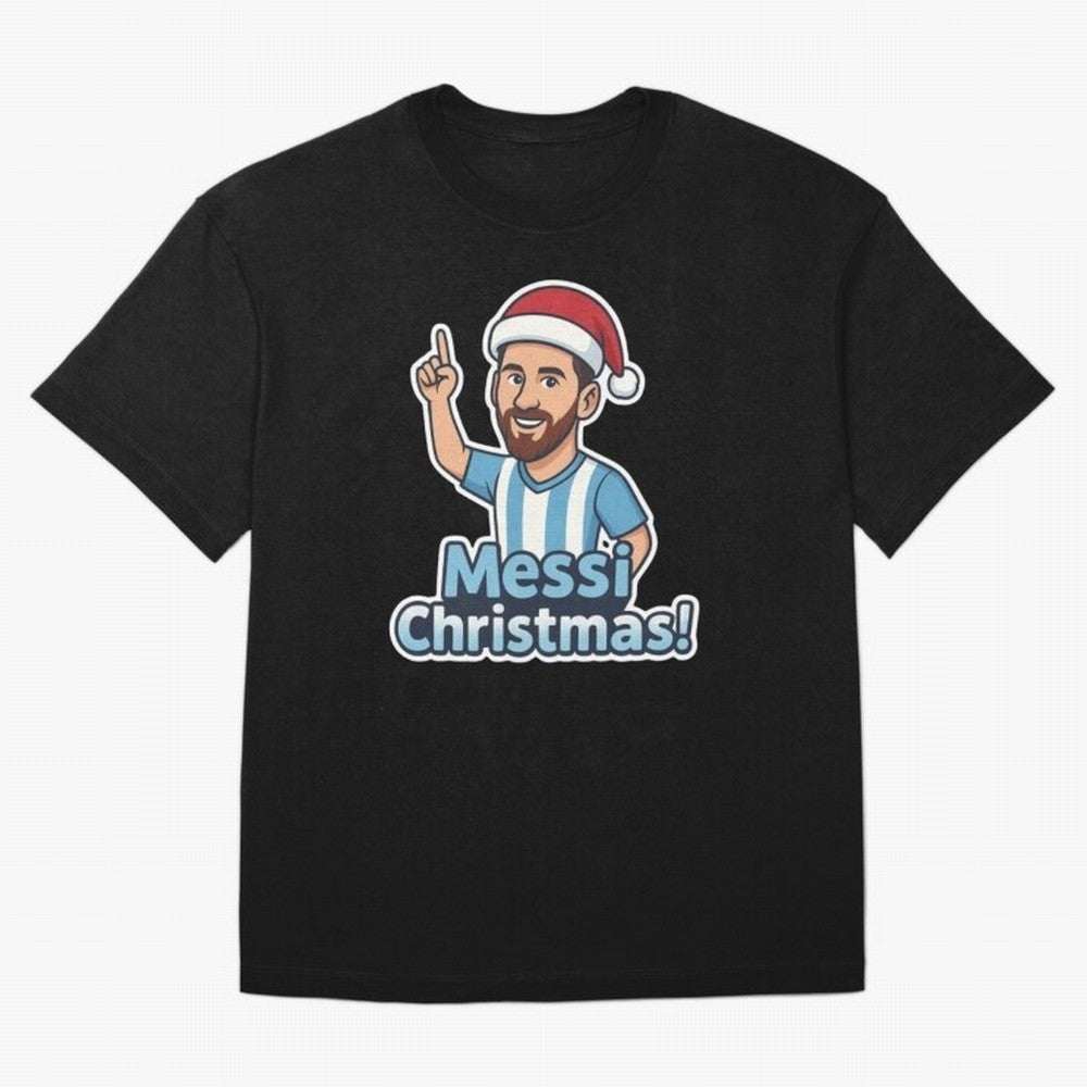 Messi Christmas! Messi Holiday cheer Essential T-Shirt Show Your Tournament Heart for Match Day Hype around FIFA World Cup 2026 Group Stage, Cristiano Ronaldo, Portugal, Football History, Final Match Energy, Crowd Noise and Once in a Lifetime