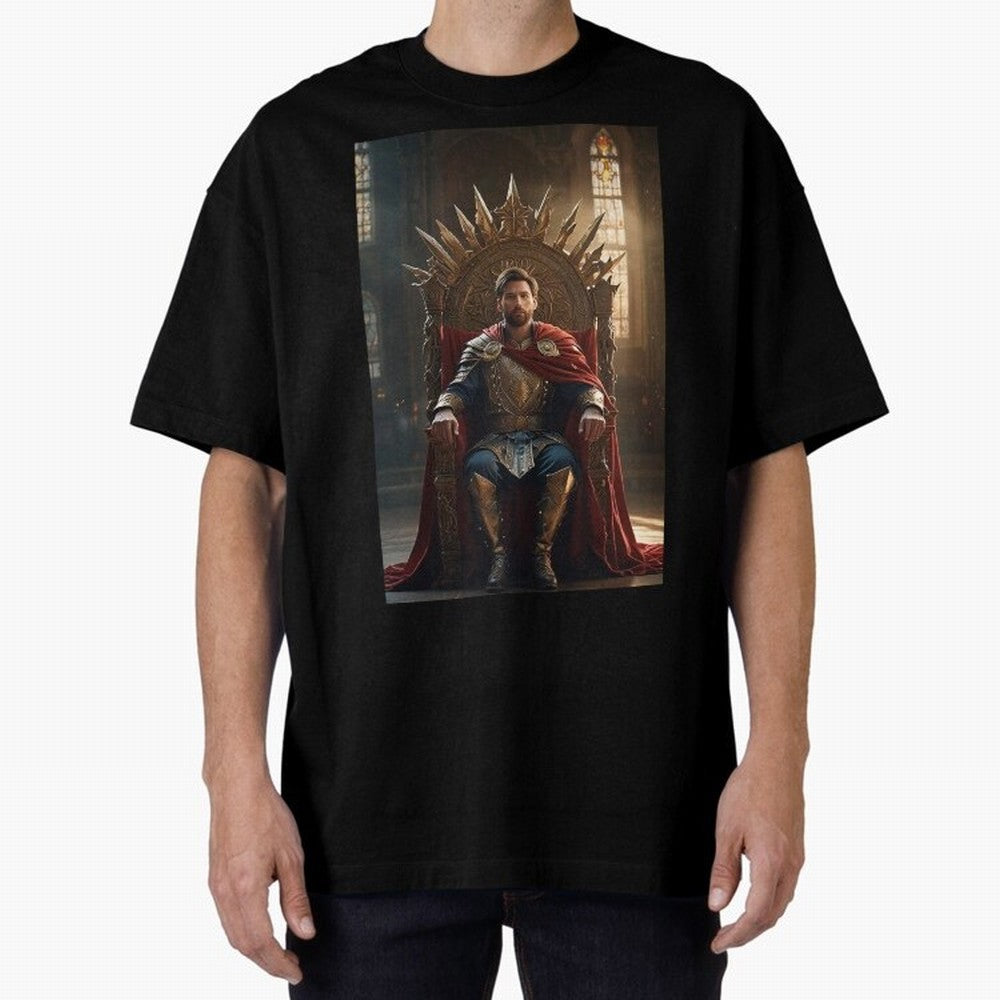 Messi the king Classic T-Shirt Back Your Heroes with Global Football Passion for FIFA World Cup 2026, Highlighting Neymar, Haaland and Cristiano Ronaldo, England, Tournament Hype, Historic Matchups, Family Viewing Parties and Global Sports Pride;