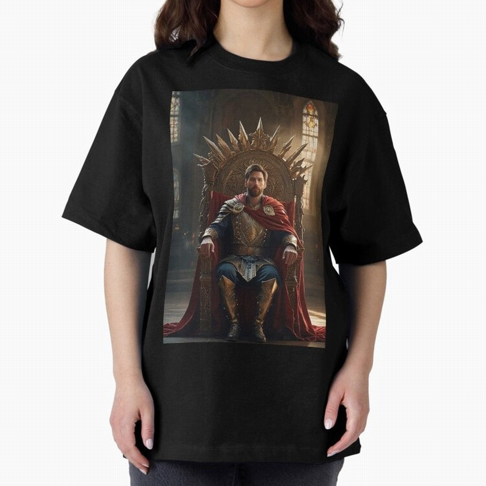 Messi the king Classic T-Shirt Back Your Heroes with Global Football Passion for FIFA World Cup 2026, Highlighting Neymar, Haaland and Cristiano Ronaldo, England, Tournament Hype, Historic Matchups, Family Viewing Parties and Global Sports Pride;