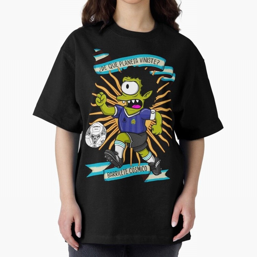 WHAT PLANET DID YOU COME FROM? Oversized T-Shirt Show Championship Spirit for FIFA World Cup 2026 for Fans of Mbappe and Neymar and Brazil, Portugal and Argentina, Bringing Classic Soccer Heritage, Championship Pressure, Fan Loyalty and