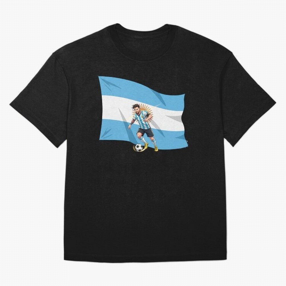 ARGENTINA-MESSI Classic T-Shirt Represent Football Lovers during the FIFA World Cup 2026 Group Stage Journey through CR7 Highlights, England Pride, Retro Football Energy, Iconic Rivalries, Trophy Chase Drama and Stadium Atmosphere; Great for Watch