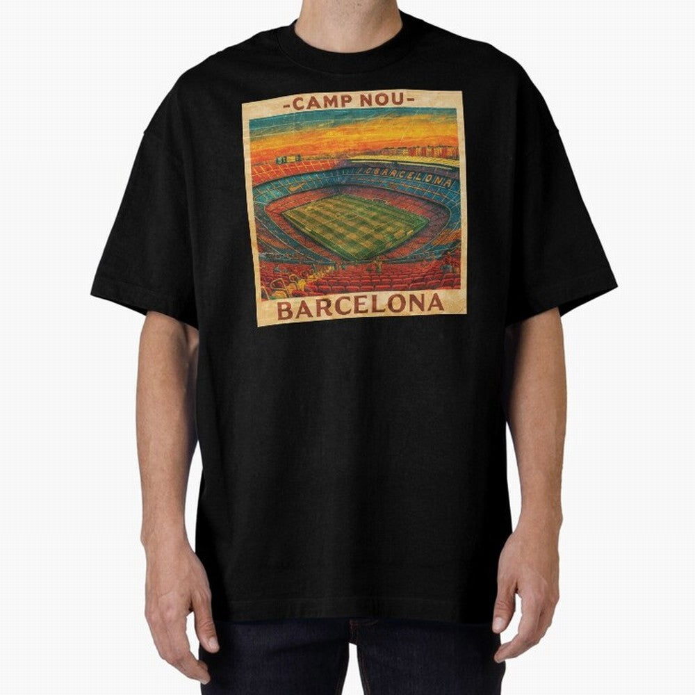 Camp Nou Barcelona FC Classic T-Shirt Bring Global Tournament Vibes to Match Day Hype around FIFA World Cup 2026, Messi and Cristiano Ronaldo, Argentina, France and Brazil, Fan Favorite Moments, National Team Passion, Big Match Drama and Soccer