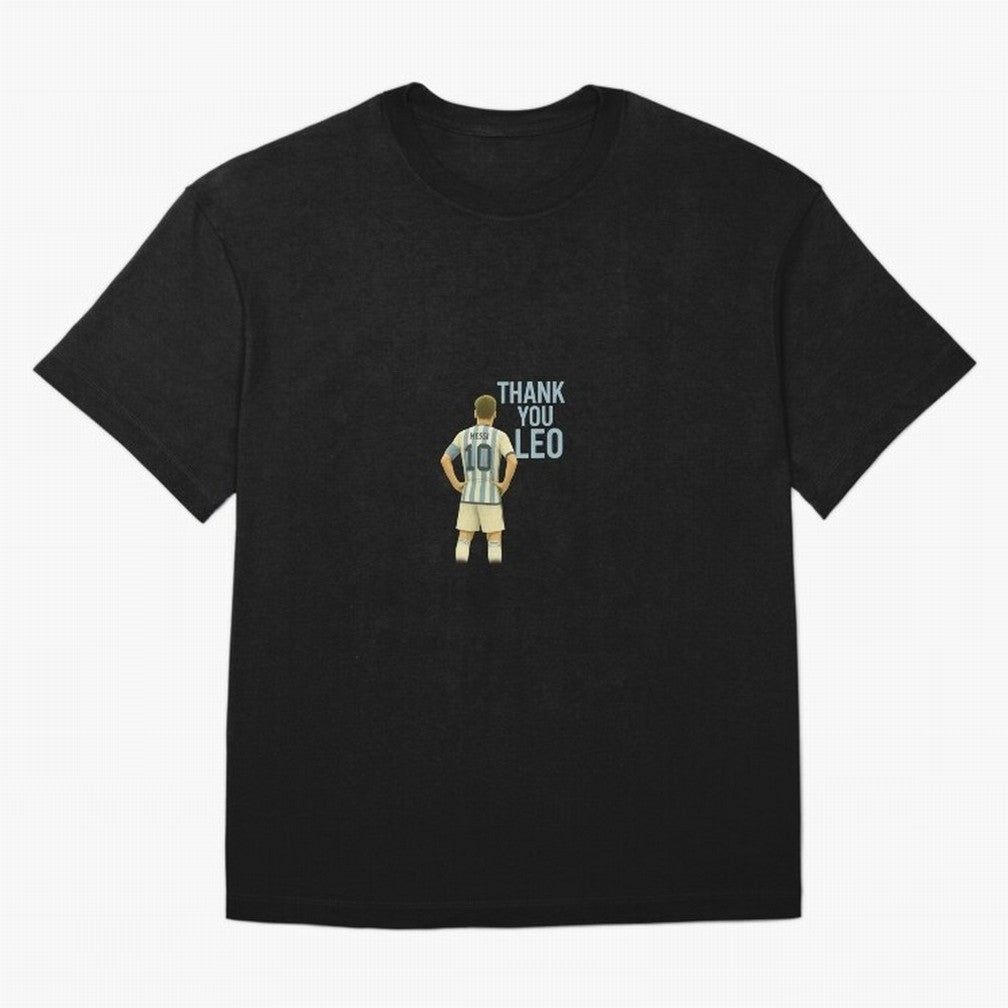 Thank You Leo ¨C Messi Farewell Tribute Essential T-Shirt Show Match Day Excitement for FIFA World Cup 2026 Group Stage Capturing Messi, Neymar and Mbappe, Brazil Energy, Retro Football Energy, Iconic Rivalries, Trophy Chase Drama and Stadium