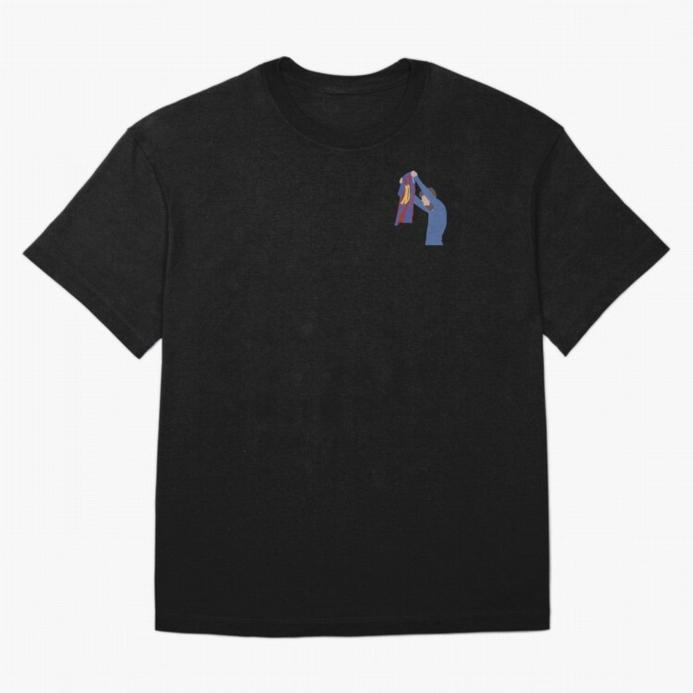 Messi Showing Jersey Art Classic T-Shirt Capture FIFA World Cup 2026 Spirit, Made for France and Portugal, Messi and Cristiano Ronaldo, Match Day Excitement, Supporter Culture, Golden Goals and Global Football Passion; Perfect for Supporters Who