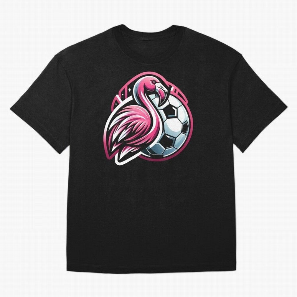 Flamingo & Soccer Fusion Classic T-Shirt Bring Home FIFA World Cup 2026 Featuring Messi, CR7 and Mbappe, Argentina, France and Brazil Energy, Match Day Excitement, Supporter Culture, Golden Goals and Global Football Passion; Great for Watch
