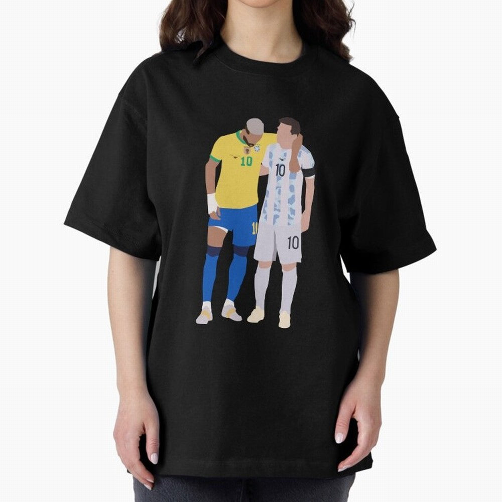 Messi and Neymar Copa America Friends Classic T-Shirt Celebrate Fan Favorites in FIFA World Cup 2026 Group Stage for Fans of Cristiano Ronaldo and Argentina and Brazil, Bringing Stadium Chants, National Pride, Trophy Dreams and Unforgettable