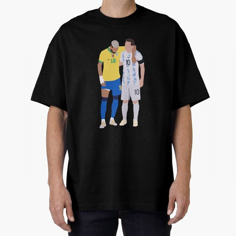 Messi and Neymar Copa America Friends Classic T-Shirt Celebrate Fan Favorites in FIFA World Cup 2026 Group Stage for Fans of Cristiano Ronaldo and Argentina and Brazil, Bringing Stadium Chants, National Pride, Trophy Dreams and Unforgettable