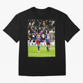 Footballer Goat Classic T-Shirt Turn Football Passion into Global Football Passion for FIFA World Cup 2026 USA Canada Mexico, Highlighting Messi, CR7 and Mbappe, Brazil, Portugal and Argentina, Vintage Soccer Flavor, Modern Football Stars, National