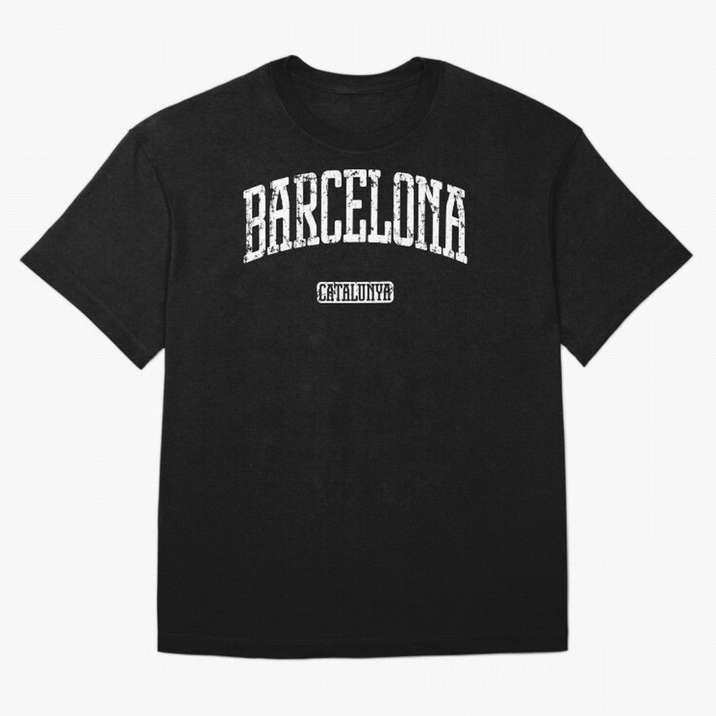 Barcelona (White Print) Essential T-Shirt Show Your Love for FIFA World Cup 2026 USA Canada Mexico Spirit, Celebrating England and Germany, CR7, Tournament Hype, Historic Matchups, Family Viewing Parties and Global Sports Pride; Made for Die Hard