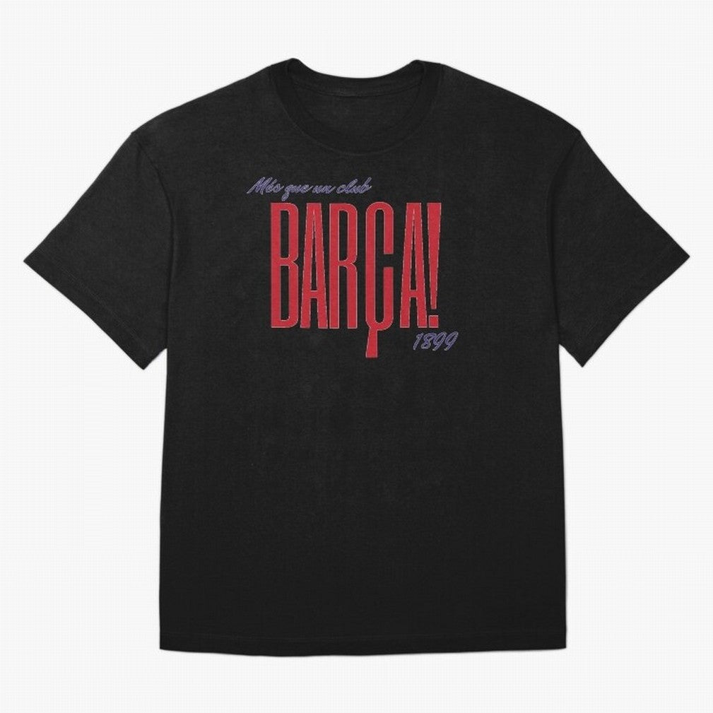 Barca Mes que un club 1899 Oversized T-Shirt Support Your Favorite Stars during FIFA World Cup 2026 USA Canada Mexico Spirit, Driven by England and Germany, Messi and Cristiano Ronaldo, Retro Football Energy, Iconic Rivalries, Trophy Chase Drama