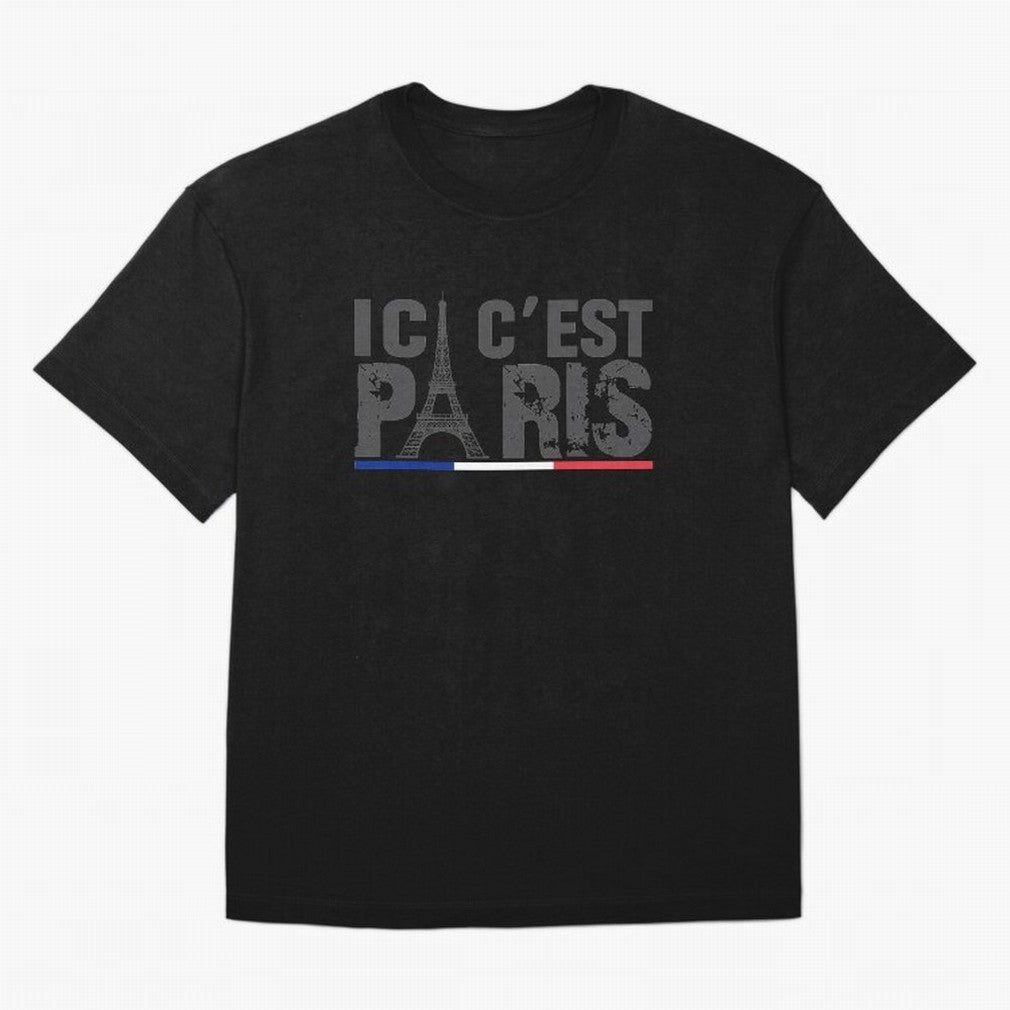 ici c'est paris Essential T-Shirt Fuel Your Fan Pride for Match Day Hype around FIFA World Cup 2026, CR7 and Messi, Spain, Football History, Final Match Energy, Crowd Noise and Once in a Lifetime Moments; Made for Collectors Who Enjoy Iconic