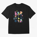 Barcelona Letters Classic T-Shirt Fuel Match Day Hype around FIFA World Cup 2026 USA Canada Mexico, Neymar, Spain and Netherlands, Sports Nostalgia, International Competition, Famous Players and Unforgettable Victories; Created for Match Day