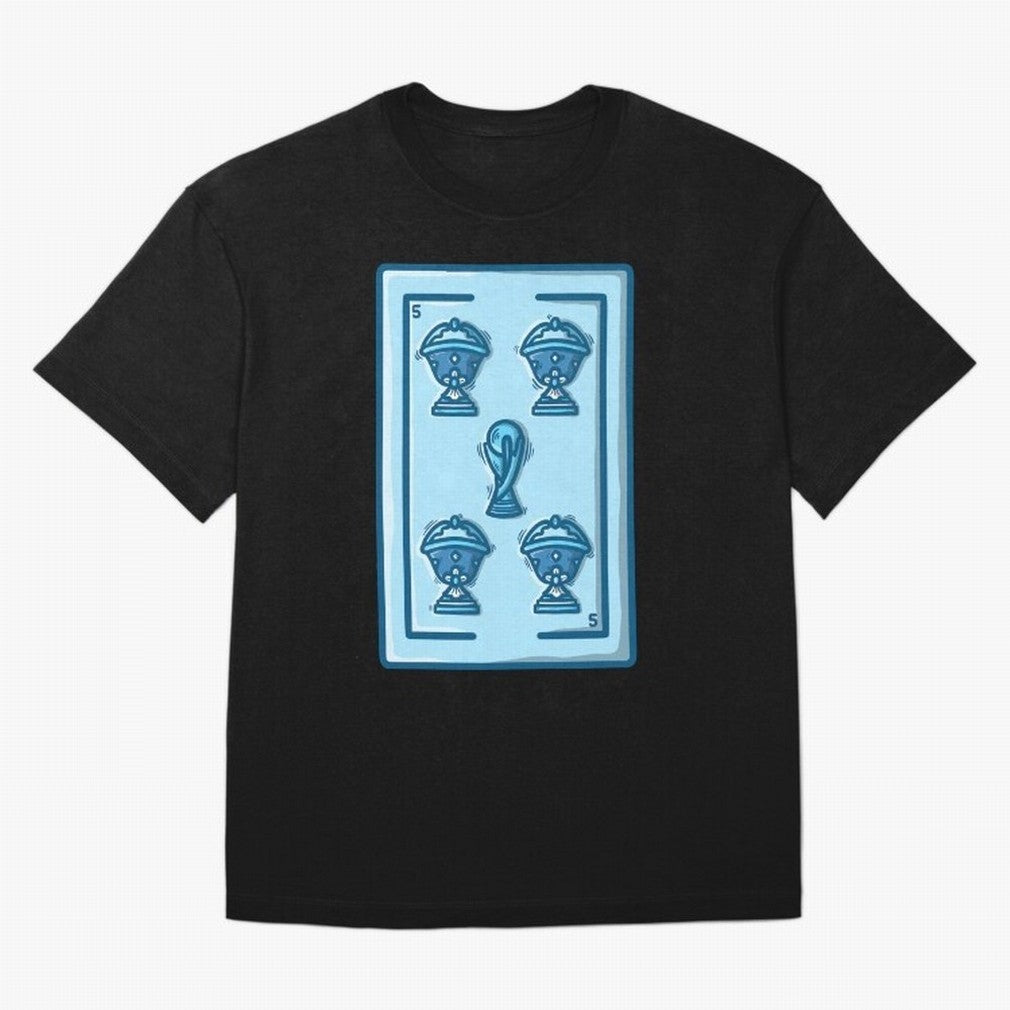 5 de copas - Argentina Classic T-Shirt Mark FIFA World Cup 2026 Group Stage Spirit, Featuring England, Mbappe, Football Passion, Legendary Performances, Festival Vibes and Supporter Community; Great for Supporters Who Love Legendary Players,