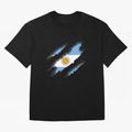 Argentina Tearing a New One Oversized T-Shirt Celebrate Global Passion for Match Day Hype around FIFA World Cup 2026 Group Stage, Messi, Neymar and Mbappe, Netherlands, Championship Spirit, Famous Goals, Roaring Crowds and International Football