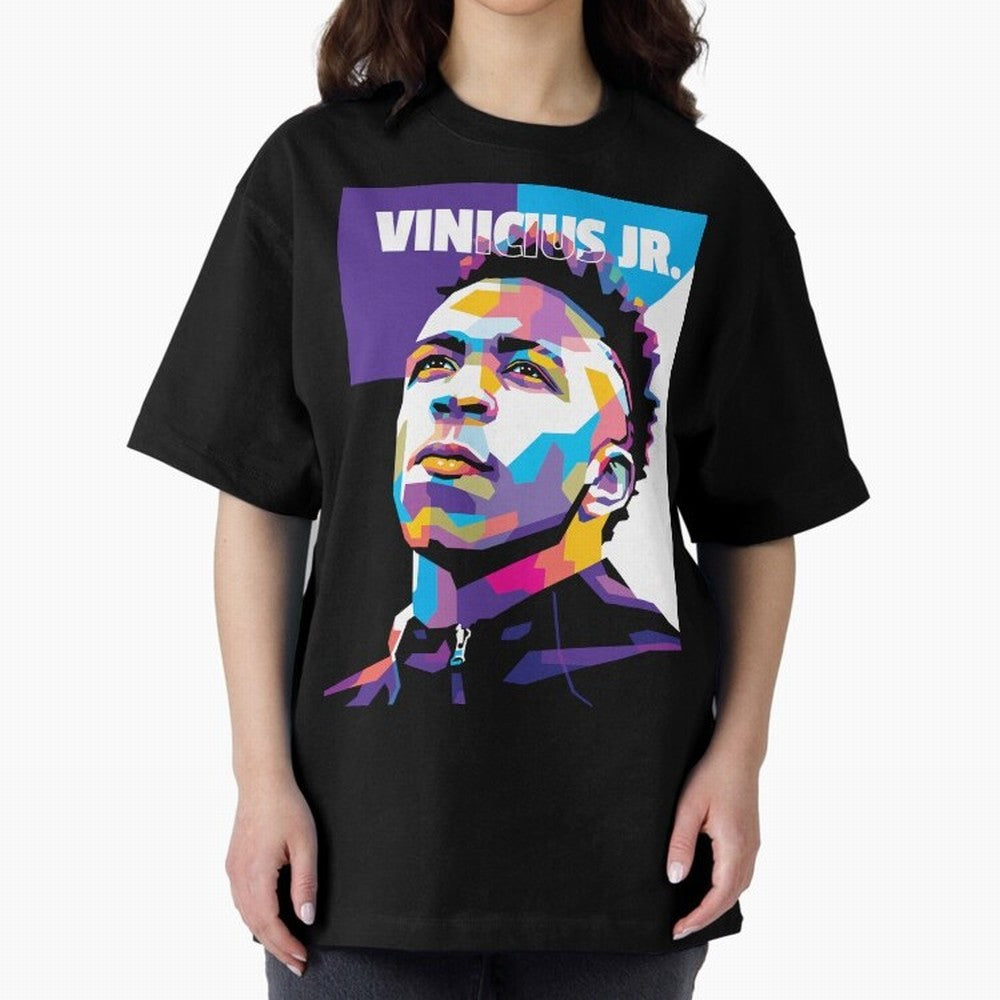 Vinicius Jr. in WPAP Style Essential T-Shirt Bring Legendary Rivalry Energy to FIFA World Cup 2026 USA Canada Mexico Featuring CR7 and Messi, England and Germany Energy, Goal Celebration Energy, Supporter Heritage, Football Icons and Worldwide