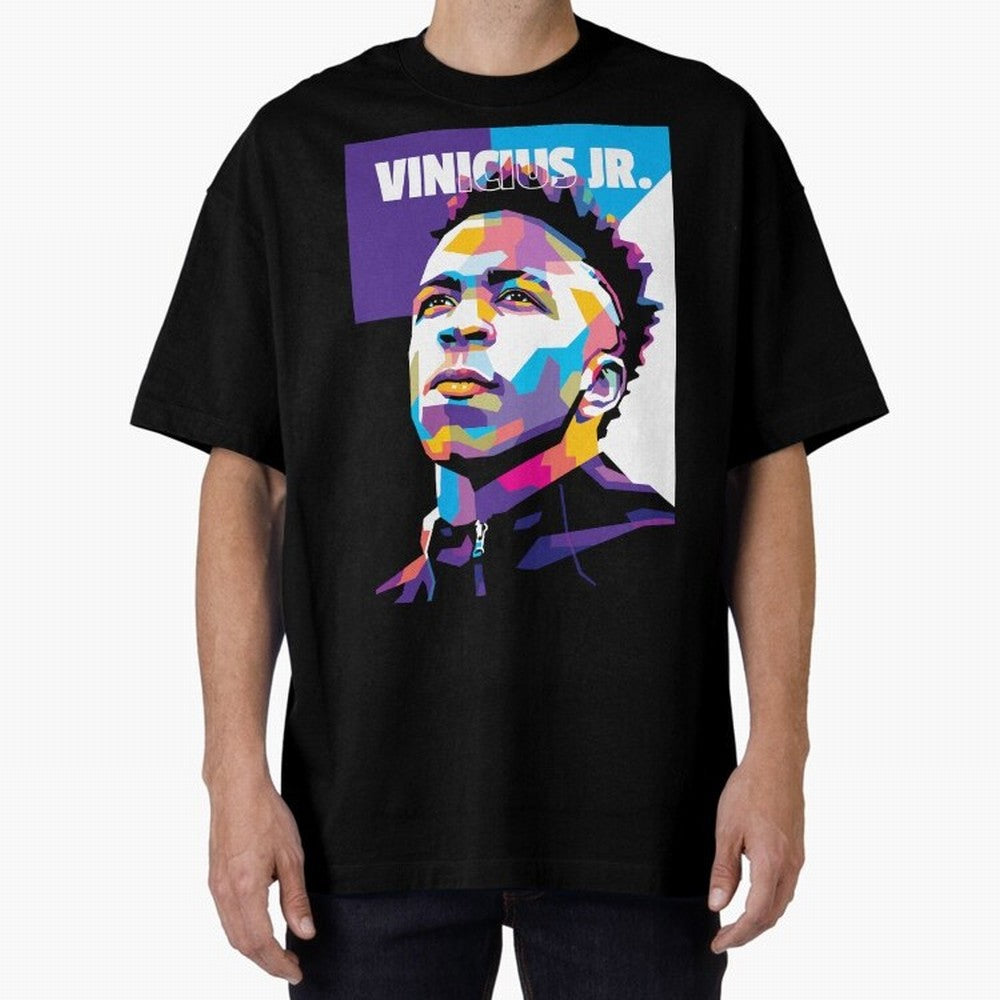 Vinicius Jr. in WPAP Style Essential T-Shirt Bring Legendary Rivalry Energy to FIFA World Cup 2026 USA Canada Mexico Featuring CR7 and Messi, England and Germany Energy, Goal Celebration Energy, Supporter Heritage, Football Icons and Worldwide