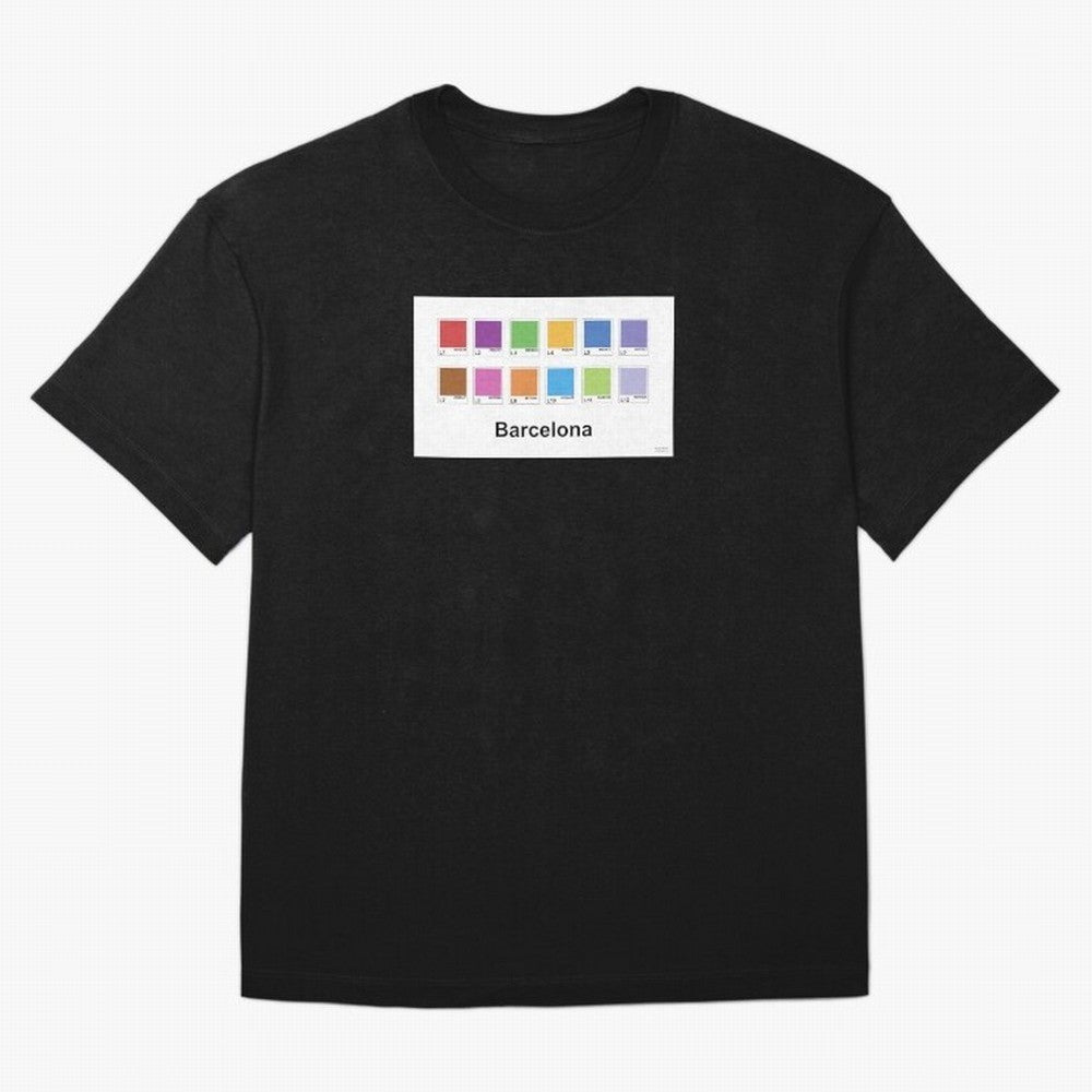 Barcelona Metro Colors Classic T-Shirt Follow the Road to FIFA World Cup 2026 Made for Haaland, England, France and Netherlands Energy, Stadium Chants, National Pride, Trophy Dreams and Unforgettable Football Memories; Perfect for Supporters Who