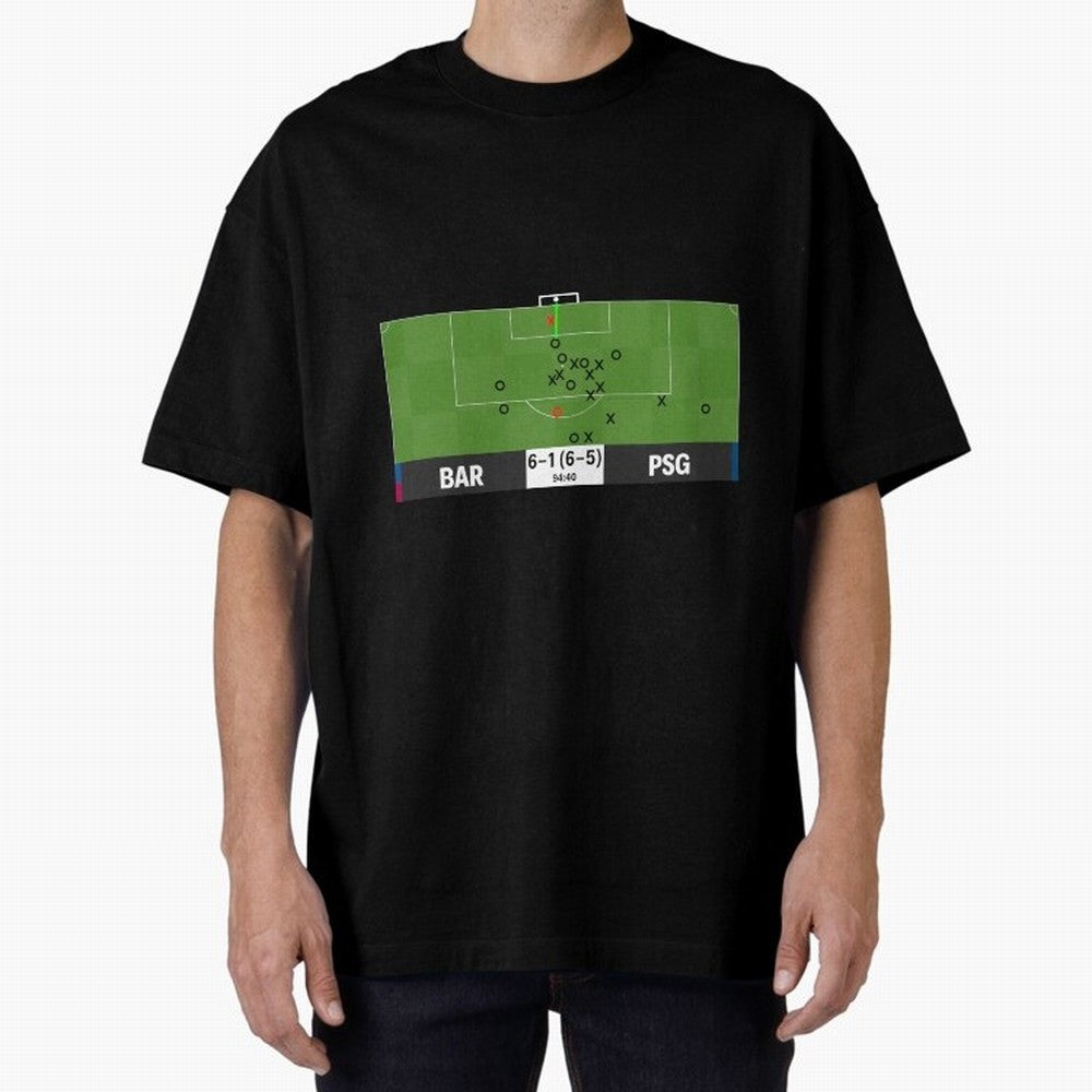 Barcelona vs Paris Saint-Germain 6-1 (6-5) @ 94:40 Goal by Sergi Roberto (La Remontada) Classic T-Shirt Celebrate the FIFA World Cup 2026 Journey through Mbappe and Neymar Highlights, Brazil, Portugal and Argentina Pride, Match Day Excitement,
