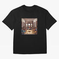 Messi The Last Supper Art Gift Limited Edition Oversized T-Shirt Bring a Vintage Feel to Global Football Passion for FIFA World Cup 2026 USA Canada Mexico, Made for Messi, Neymar and Mbappe, Brazil, Portugal and Argentina, Worldwide Fan Energy,