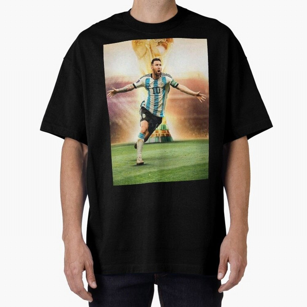 Messi Graphic T-Shirt Stand with the FIFA World Cup 2026 USA Canada Mexico Journey through Messi Highlights, Argentina and Brazil Pride, Football Festival Excitement, Trophy Ambitions, Country Rivalries and Star Player Buzz; Ideal for Fans Who