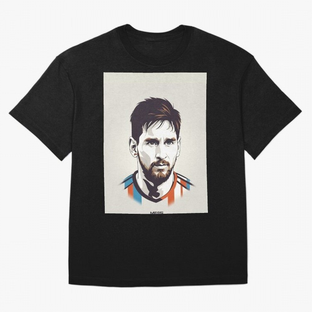 MESSI POP ART Graphic T-Shirt Capture Stadium Memories from FIFA World Cup 2026 USA Canada Mexico Spirit, with England, Messi, CR7 and Mbappe, Sports Nostalgia, International Competition, Famous Players and Unforgettable Victories; Ideal for