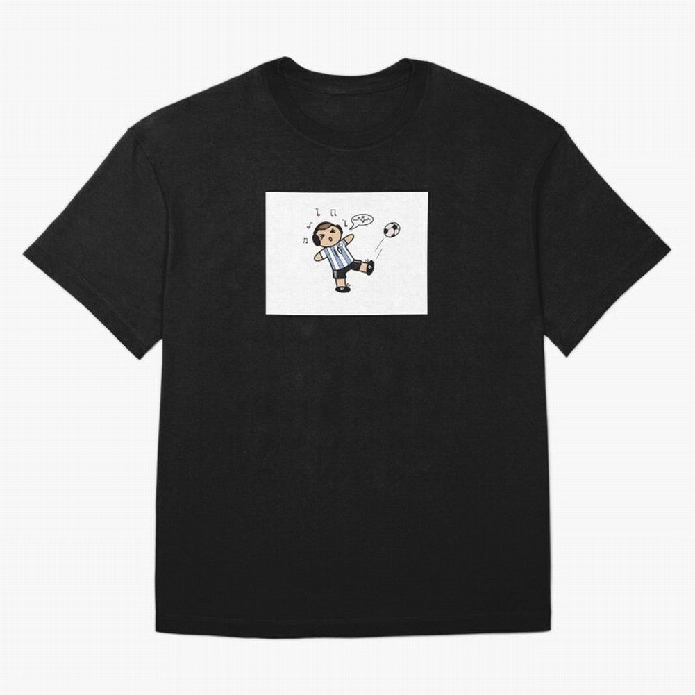 Musical Messi Premium T-Shirt Capture Match Day Hype around FIFA World Cup 2026, Cristiano Ronaldo, Haaland and CR7, Argentina and Brazil, Retro Football Energy, Iconic Rivalries, Trophy Chase Drama and Stadium Atmosphere; Ideal for Football Dads,