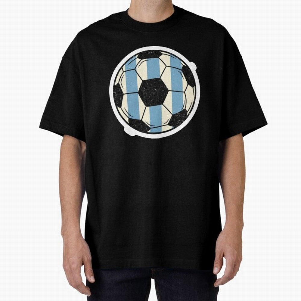 Soccer ball sticker || Buenos Aires Vibes Premium T-Shirt Bring a Vintage Feel to FIFA World Cup 2026 for Fans of Neymar and Spain, Bringing Football Passion, Legendary Performances, Festival Vibes and Supporter Community; Perfect for Supporters