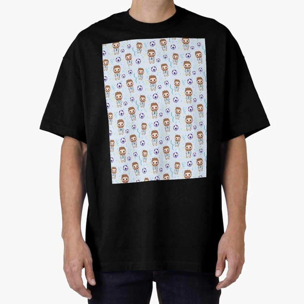 Football Player Pattern Graphic T-Shirt Enjoy the Biggest Football Party of FIFA World Cup 2026 USA Canada Mexico Driven by CR7, Germany Energy, Retro Football Energy, Iconic Rivalries, Trophy Chase Drama and Stadium Atmosphere; Perfect for People