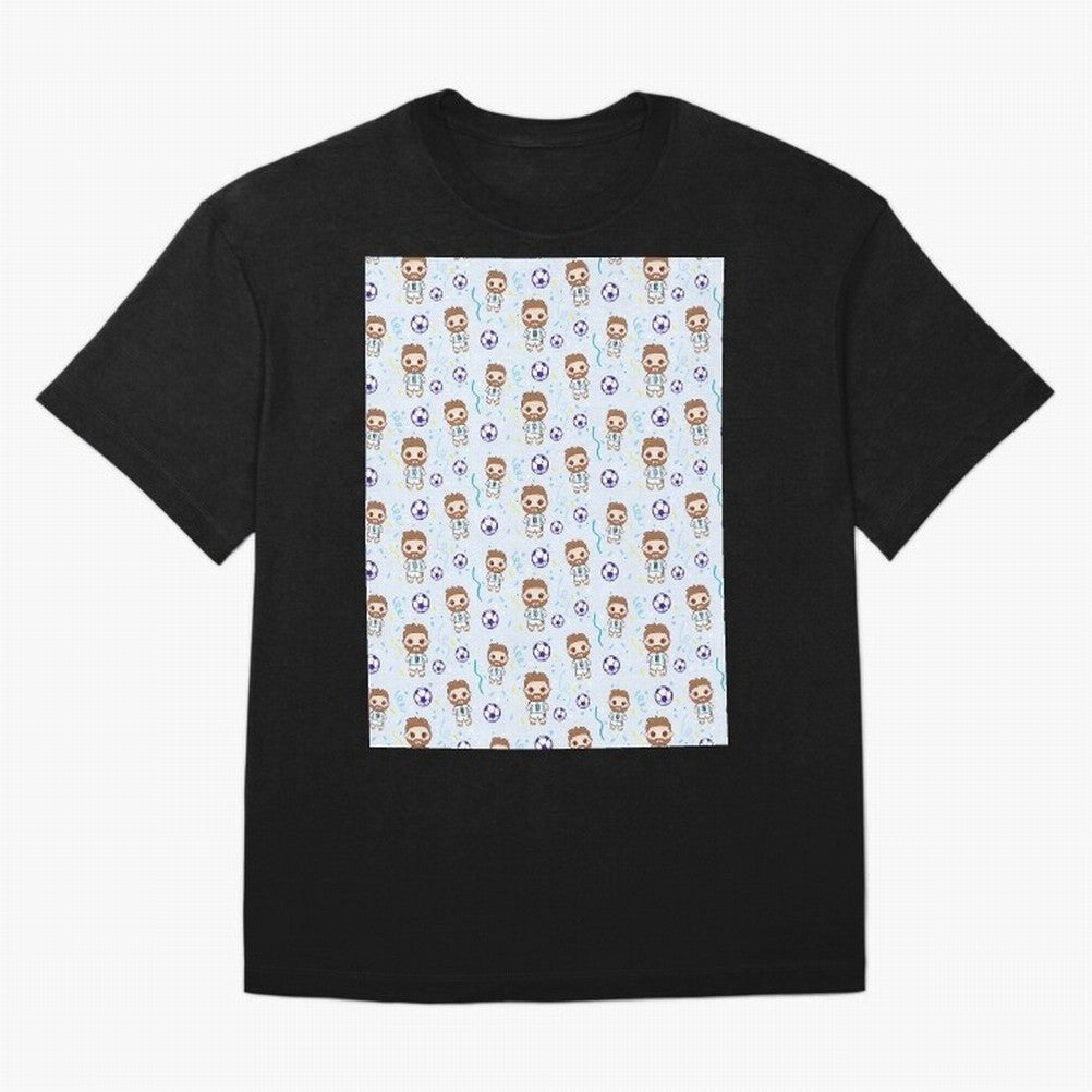 Football Player Pattern Graphic T-Shirt Enjoy the Biggest Football Party of FIFA World Cup 2026 USA Canada Mexico Driven by CR7, Germany Energy, Retro Football Energy, Iconic Rivalries, Trophy Chase Drama and Stadium Atmosphere; Perfect for People