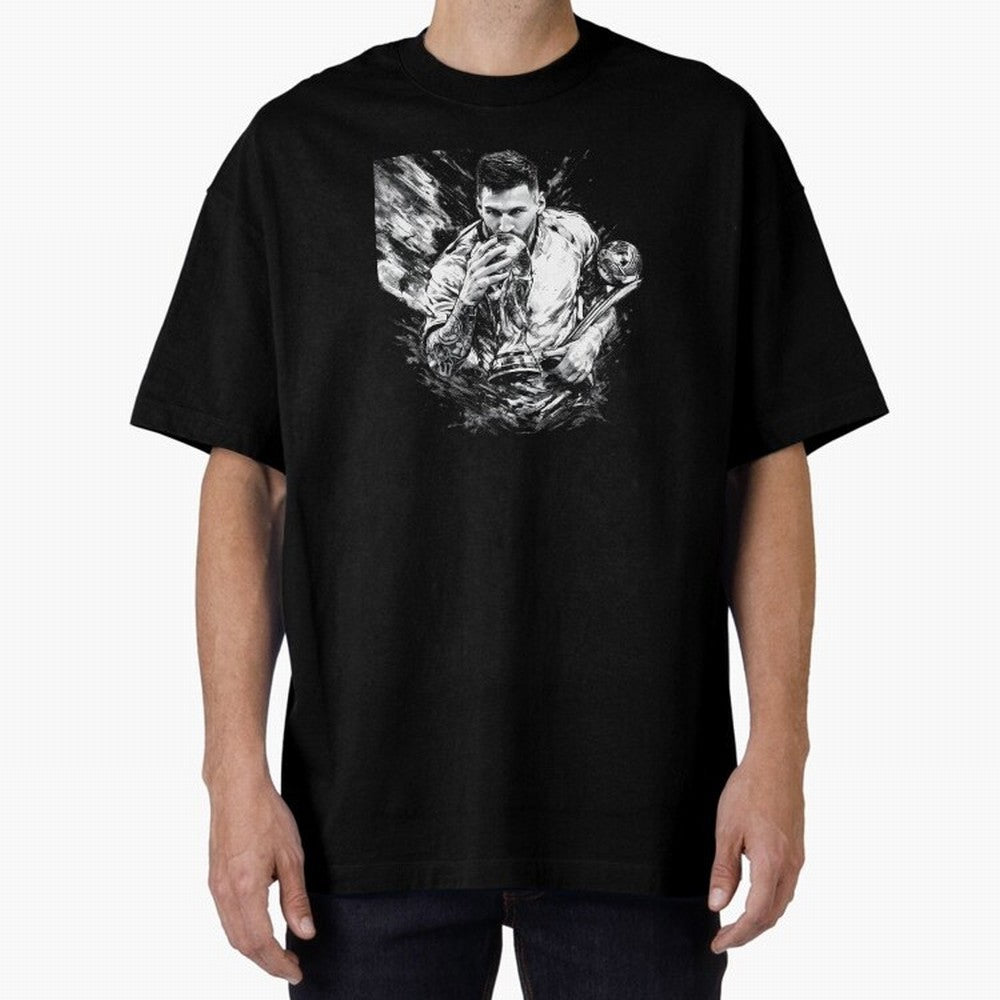 Eternal Glory ¨C Inked Champion Tribute Messi Premium T-Shirt Represent Football Lovers during FIFA World Cup 2026 Group Stage Made for Mbappe and Neymar, Germany Energy, Classic Soccer Heritage, Championship Pressure, Fan Loyalty and International