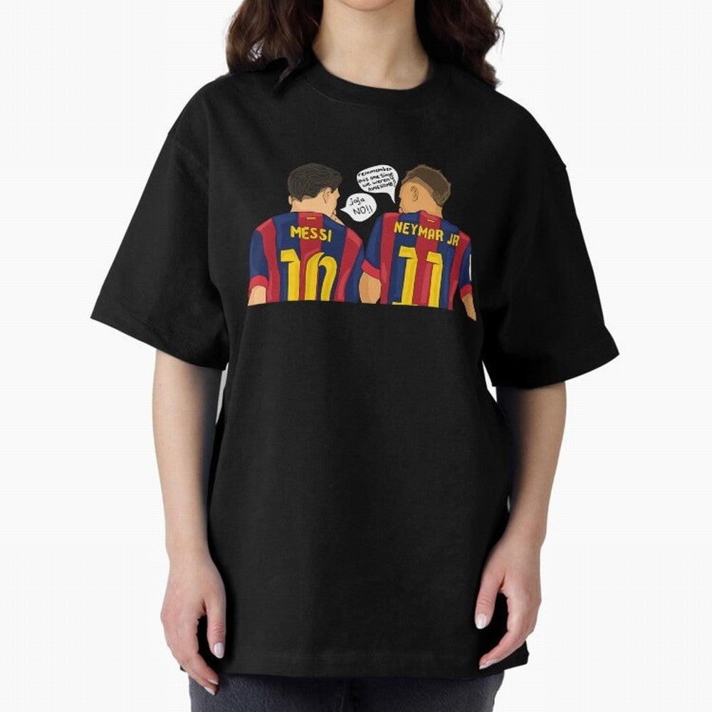 Messi Neymar fcbarcelona Classic T-Shirt Create FIFA World Cup 2026 for Fans of Neymar and Germany, Bringing Vintage Soccer Flavor, Modern Football Stars, National Flags and Final Night Emotion; Ideal for Football Dads, Football Moms, Friends,