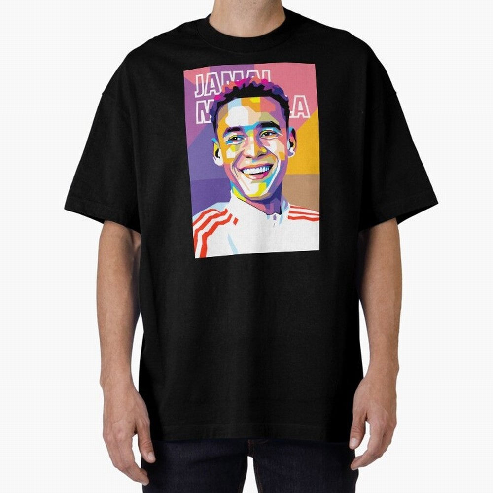 Jamal Musiala in WPAP Style Essential T-Shirt Feel FIFA World Cup 2026 Made for Messi, Neymar and Mbappe, England and Germany Energy, Fan Favorite Moments, National Team Passion, Big Match Drama and Soccer History; Ideal for Passionate Fans Who