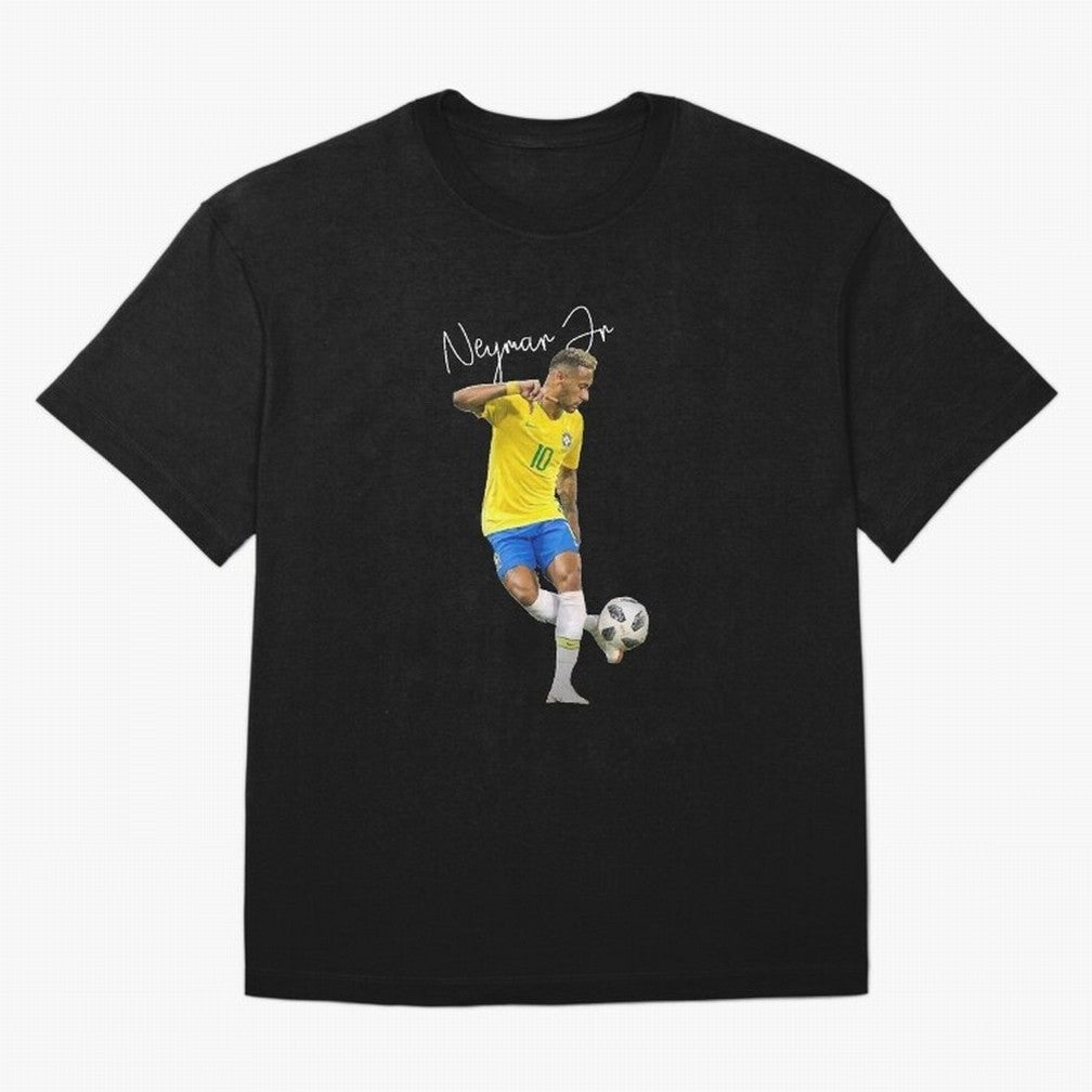 Neymar Jr signed brazil Classic Essential T-Shirt Enjoy the Biggest Football Party of Global Football Passion for FIFA World Cup 2026 USA Canada Mexico, Driven by CR7 and Messi, Spain and Netherlands, Goal Celebration Energy, Supporter Heritage,