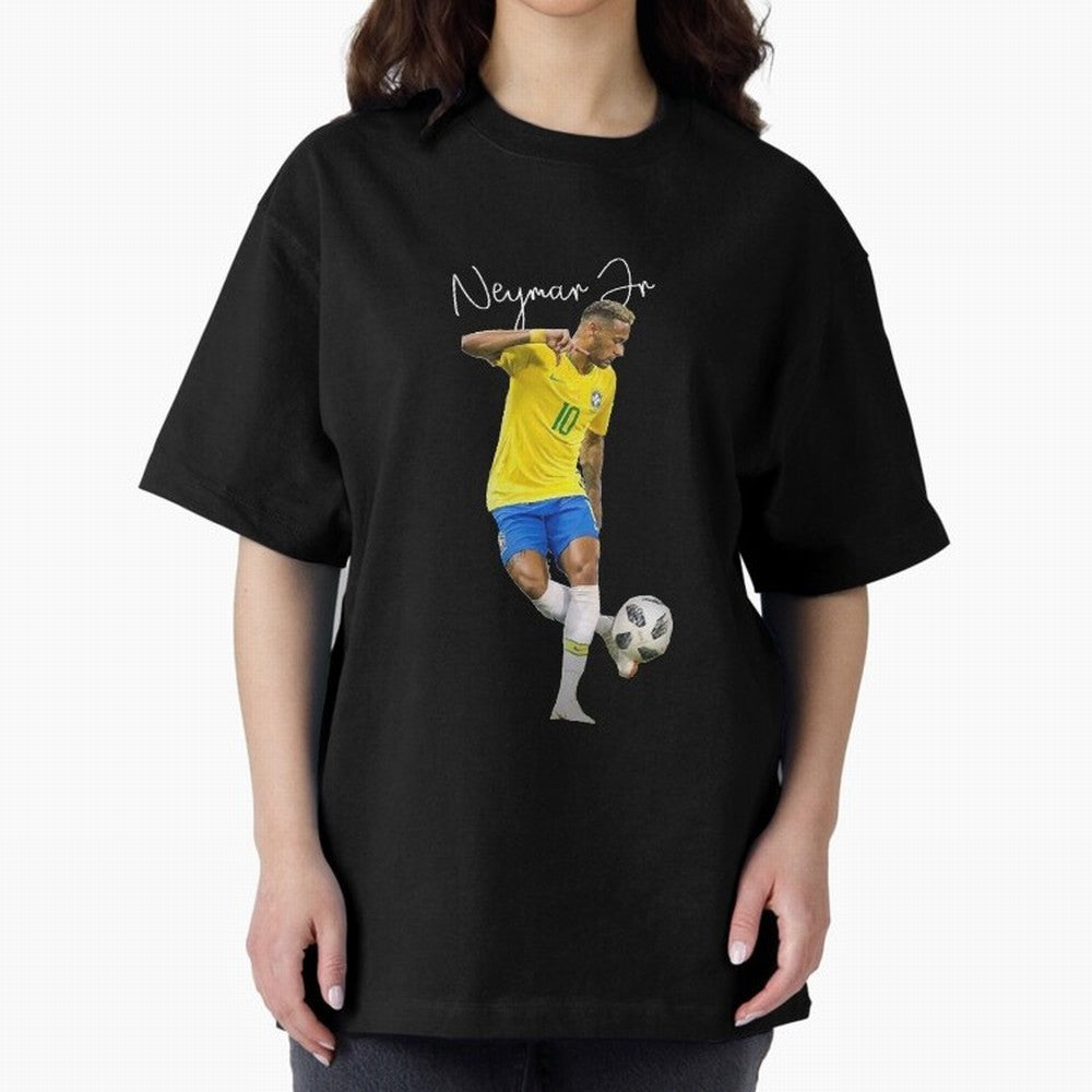 Neymar Jr signed brazil Classic Essential T-Shirt Enjoy the Biggest Football Party of Global Football Passion for FIFA World Cup 2026 USA Canada Mexico, Driven by CR7 and Messi, Spain and Netherlands, Goal Celebration Energy, Supporter Heritage,
