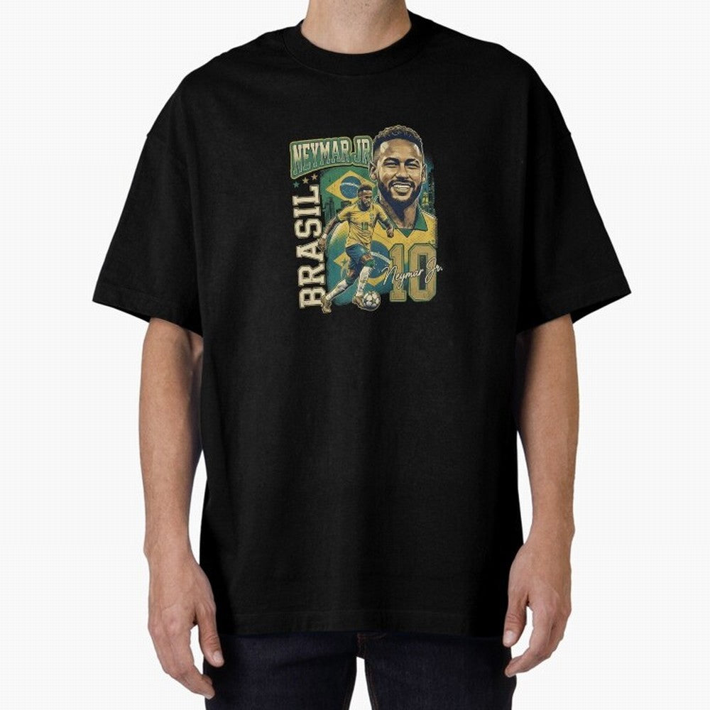 Neymar Jr Brazil Vintage Essential T-Shirt Support Iconic Players in FIFA World Cup 2026 Group Stage Spirit, Inspired by Spain, Messi, Neymar and Mbappe, Supporter Pride, Iconic Celebrations, Legendary Names and Global Match Day Energy; Made for